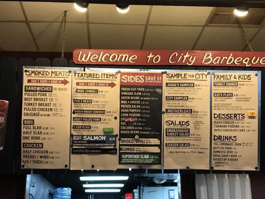 Menu photo 1 City Barbeque Gahanna, OH