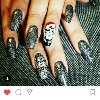 Nail Junkies - Hand painted - Nail Salons Near Me - Upland, California Nail Junkies - Hand painted - Nail Salons Near Me - Upland, California