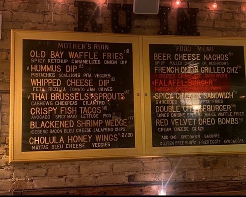 Menu photo 2 Mother’s Ruin Chicago, IL Menu photo 2 Mother’s Ruin Chicago, IL
