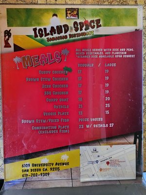 Menu photo 1 Island Spice San Diego, CA