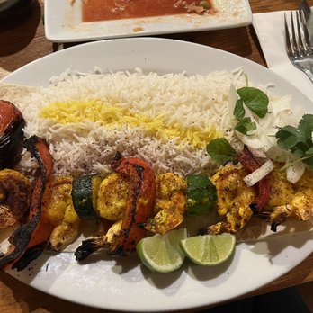 Lavash - Skewer of Prawns - Persian/Iranian Near Me - San Francisco, California Lavash - Skewer of Prawns - Persian/Iranian Near Me - San Francisco, California
