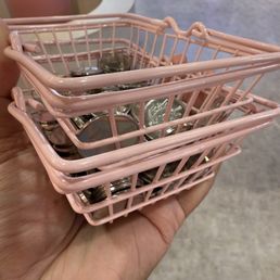 2 baskets of coins