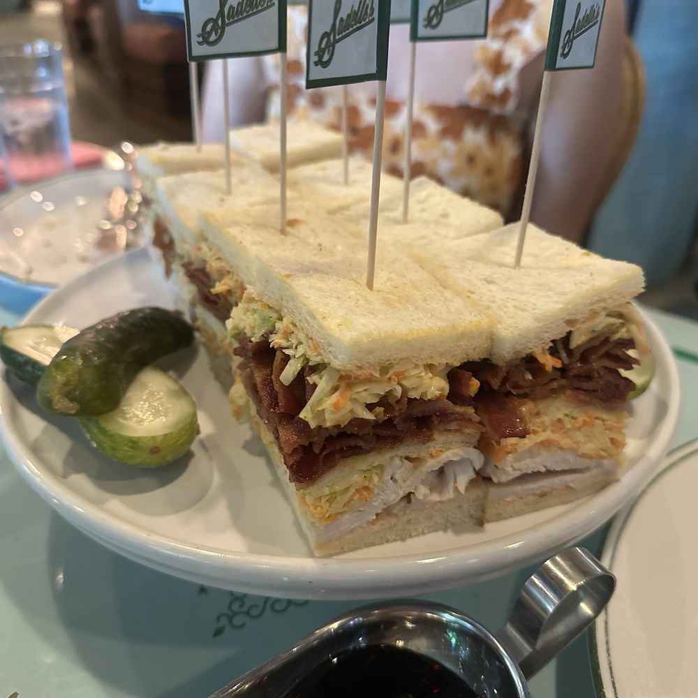 Sadelle's Coconut Grove - Triple-decker sandwich with turkey and bacon - Breakfast & Brunch Near Me - Miami, Florida Sadelle's Coconut Grove - Triple-decker sandwich with turkey and bacon - Breakfast & Brunch Near Me - Miami, Florida