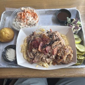 Hoggy's Restaurant and Catering - Pig Mac Bowl, Potato Salad - Barbeque Near Me - Columbus, Ohio