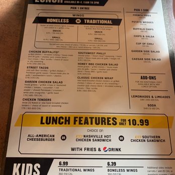 Buffalo Wild Wings - Sports Bars Near Me - Eatontown, New Jersey