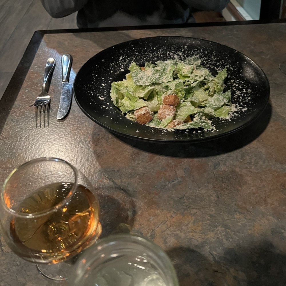 The Maple Kitchen - Caesar Salad with Johnnie Walker in the balance. - American Near Me - West Windsor, Vermont