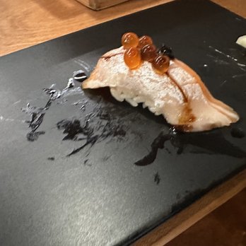 JUGEMU - topped with some ikura - Sushi Bars Near Me - Cresskill, New Jersey JUGEMU - topped with some ikura - Sushi Bars Near Me - Cresskill, New Jersey