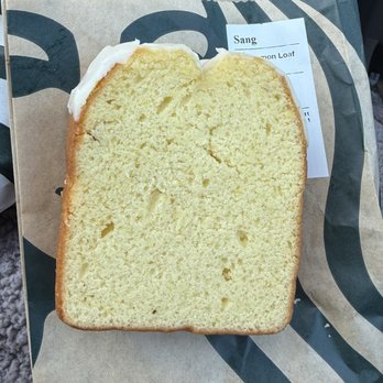 Starbucks - Iced Lemon Loaf~ Kids loved this classic!! - Coffee & Tea Near Me - Fair Oaks, California