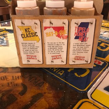 Mission BBQ - Barbecue sauces at the table - Barbeque Near Me - Wilkes-Barre Township, Pennsylvania Mission BBQ - Barbecue sauces at the table - Barbeque Near Me - Wilkes-Barre Township, Pennsylvania
