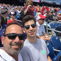 Event Tickets Center - Enjoying the  NCAA LAX Semi's with my son Zach