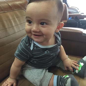 RCee's Barber Shop - My baby, still looking like a baby after his first comb over haircut! - Barbers Near Me - Paramount, California
