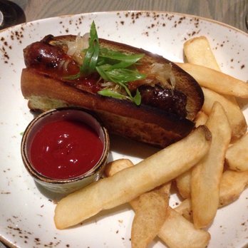 The Franklin Room - Duck Sausage Sandwich - American Near Me - Chicago, Illinois The Franklin Room - Duck Sausage Sandwich - American Near Me - Chicago, Illinois