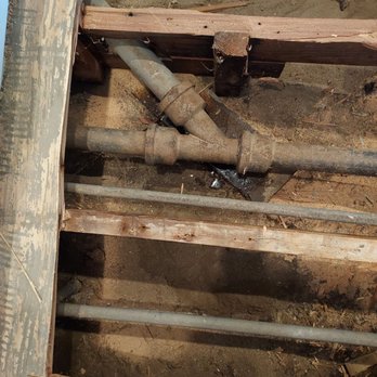 Drain Pro Rooter & Septic - Old pipe big leak! - Plumbing Near Me