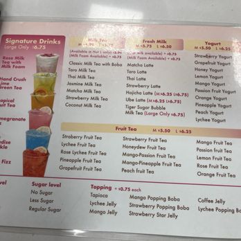 Bites & Sips - Menu - Bubble Tea Near Me - Brooklyn, New York