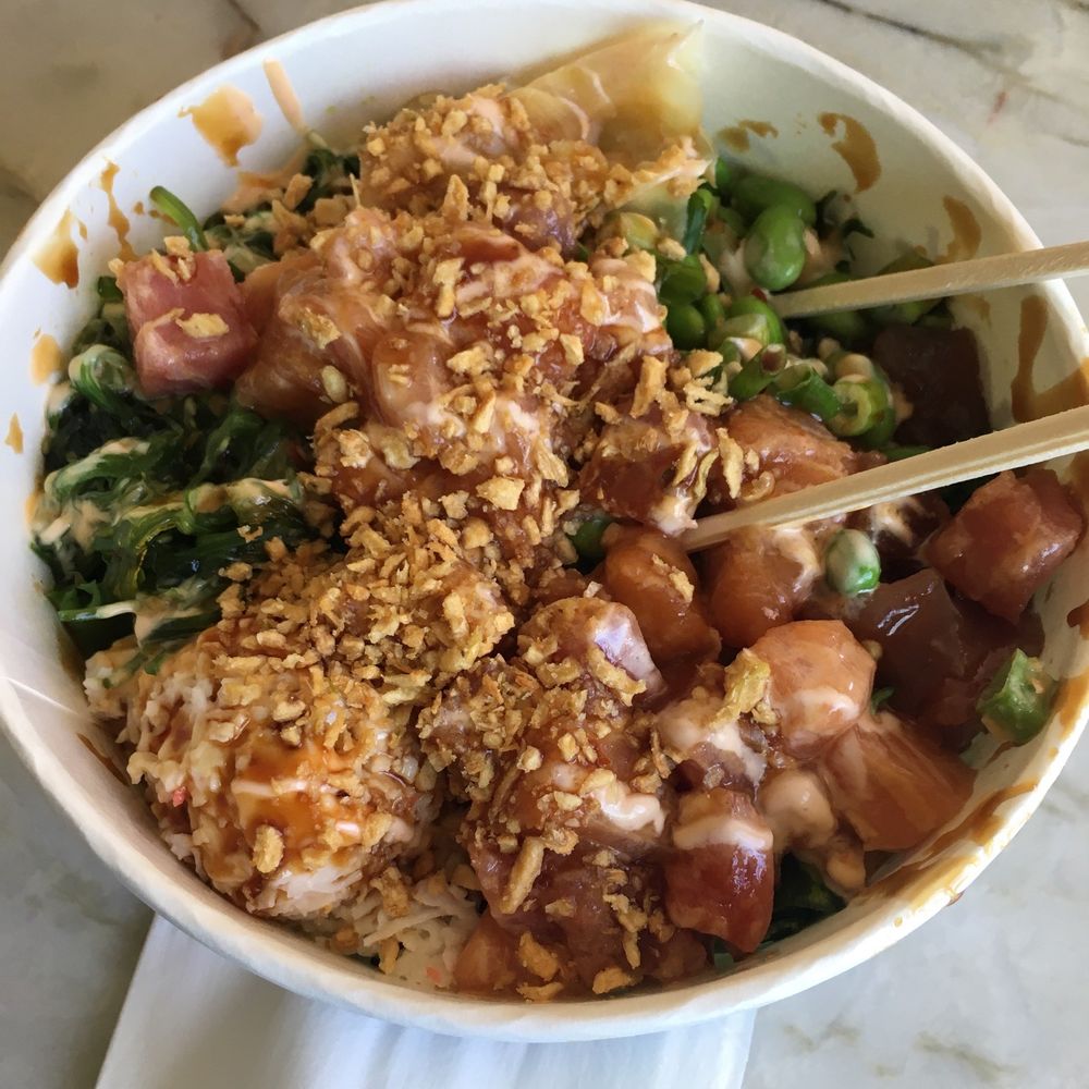Poke' 123 - Medium poke bowl. - Poke Near Me - Coronado, California