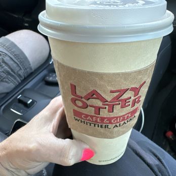 Lazy Otter Charters - A photo of the latte. Half full. - Boating Near Me