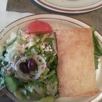 Kostas Express Restaurant - Spinach pie and Greek salad - Greek Near Me - Dillsboro, North Carolina Kostas Express Restaurant - Spinach pie and Greek salad - Greek Near Me - Dillsboro, North Carolina