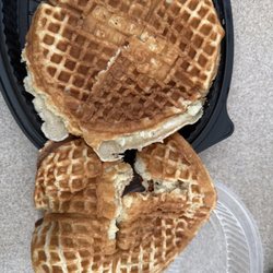 Waffle House - This isn't what the waffles on the menu look like, so why would they serve me this?