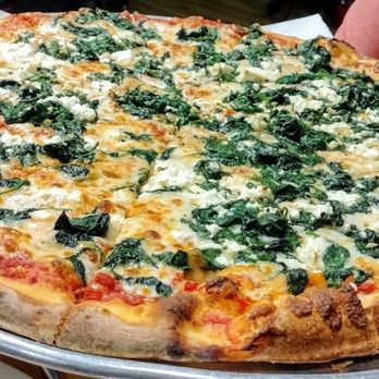 Abate Apizza & Seafood Restaurant - Feta and spinach - Pizza Near Me - North Haven, Connecticut Abate Apizza & Seafood Restaurant - Feta and spinach - Pizza Near Me - North Haven, Connecticut