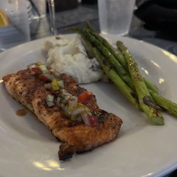 Brocks Riverside Grill - Glazed salmon - Bars Near Me - Fredericksburg, Virginia Brocks Riverside Grill - Glazed salmon - Bars Near Me - Fredericksburg, Virginia