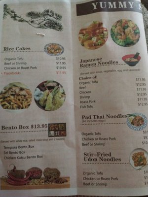 Menu photo 5 Yummy House Athens, OH