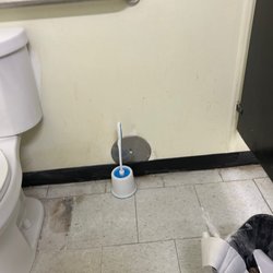Big Lots - The floor was covered in idk dirt and filth