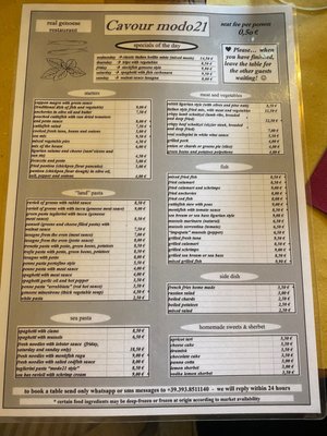 Menu photo 1 Cavour 21 Genova, GE