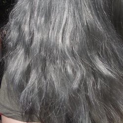 Serenity Spa - Very damaged hair that is breaking off. Looks much worse in person.