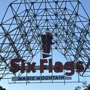 Six Flags Magic Mountain - Front Entrance - Amusement Parks Near Me - Valencia, California