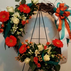 Chasing Lilies Floral - Tribute to a Miami Dophin Football coach