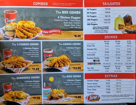 Menu photo 5 Raising Cane's Chicken Fingers Temecula, CA