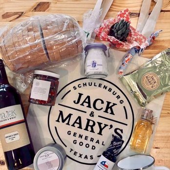 Jack & Mary’s - Some of the many locally sourced goods available at Jack & Mary's - Coffee & Tea Near Me - Schulenburg, Texas