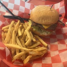 Hut's favorite burger Hut's favorite burger