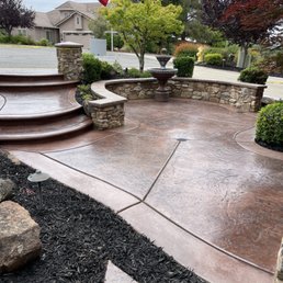 Resealed concrete looks fantastic!