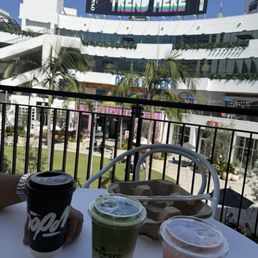 Hot milk tea , Matcha with guava & Strawberry basil ginger!