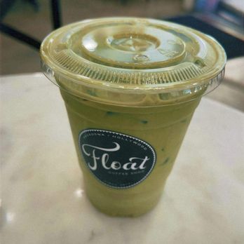 Float Hollywood - Iced Matcha Latte oatmilk - Coffee & Tea Near Me - Los Angeles, California