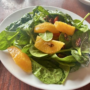 Chambers Walk Cafe & Catering - 1/2 Sandwich and 1/2 Salad Combo - oranges, pecan, very citrusy dressing - New American Near Me - Lawrenceville, New Jersey