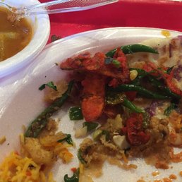 Okra with a ton of hot peppers