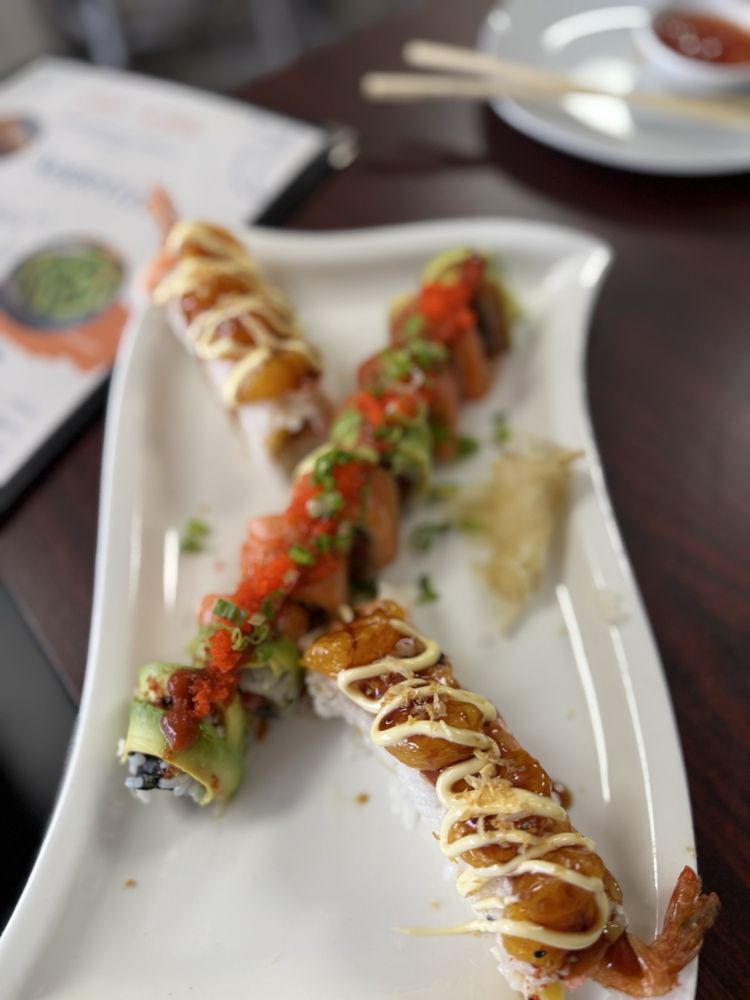 Food from Sushi Tex Mex