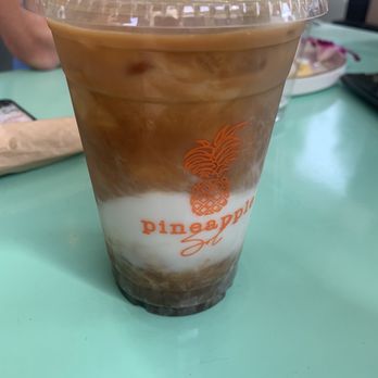 Pineapple Sol - Iced Latte - Coffee & Tea Near Me - Cary, North Carolina