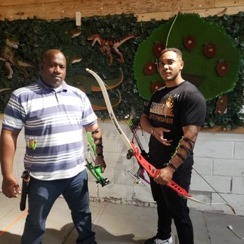 Gotham Archery - No arrows for safety of course ! Pops & I! - Archery Near Me - Brooklyn, New York Gotham Archery - No arrows for safety of course ! Pops & I! - Archery Near Me - Brooklyn, New York