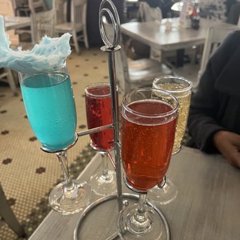 Frances' Deli - Flight mimosas Cotton candy, strawberry - Delis Near Me - Chicago, Illinois Frances' Deli - Flight mimosas Cotton candy, strawberry - Delis Near Me - Chicago, Illinois