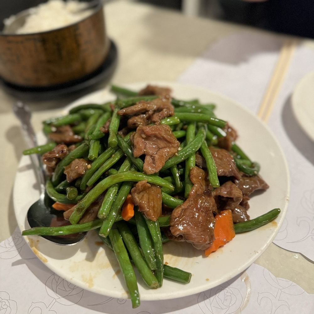 Asia Village - Stir Fried String Bean with Beef - Chinese Near Me - Sunnyvale, California Asia Village - Stir Fried String Bean with Beef - Chinese Near Me - Sunnyvale, California