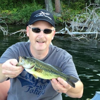 Happiness Resort - Ten Mile Lake is great for bass fishing. I've caught 19.5" bass here. This was the first catch of my 2015 trip. - Hotels Near Me - Hackensack, Minnesota Happiness Resort - Ten Mile Lake is great for bass fishing. I've caught 19.5" bass here. This was the first catch of my 2015 trip. - Hotels Near Me - Hackensack, Minnesota