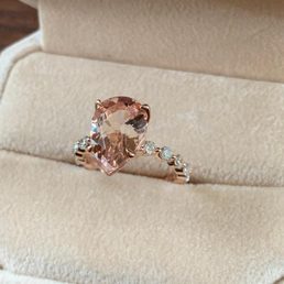 Nadia Morganite Ring.  Gorgeous!