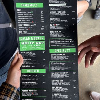 Hopdoddy Burger Bar - Menu - Burgers Near Me - Richmond, Texas