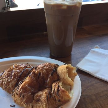 Rekindle Coffee - Chocolate croissant and ice latte - Cafes Near Me - Orange, California Rekindle Coffee - Chocolate croissant and ice latte - Cafes Near Me - Orange, California
