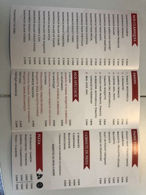 Menu photo 1 O’Panino Courcelles, WHT