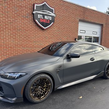 STL Auto Shield - 2026 BMW M4 full Stealth matte PPF, powder coated wheels, lots of carbon fiber - Car Window Tinting Near Me - St. Louis, Missouri
