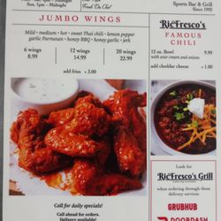 Jack's Sports Bar & Grills - Food Menu